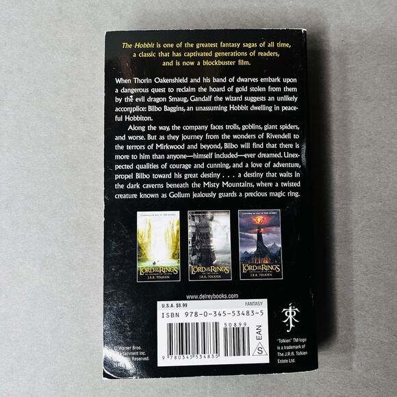 Hobbit by J. R. R. Tolkien (2012, Trade Paperback) - Picture 2 of 5
